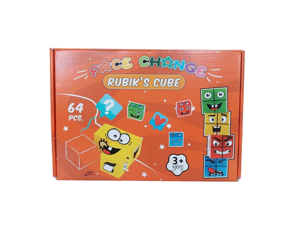 AC1727 RUBİKS KÜP 64 PCS AİLE OYUNU