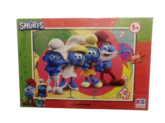 SMR113 SMURFS  200 PCS PUZZLE
