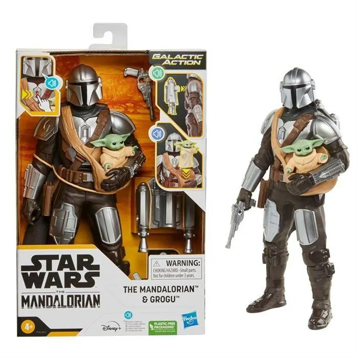 F5194 TRAR WARS MANDALORİAN VE GROGU