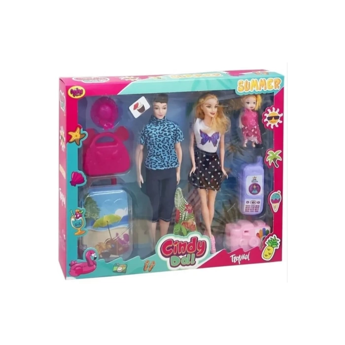 02455 CİNDY DOLL AİLE TATİL SETİ