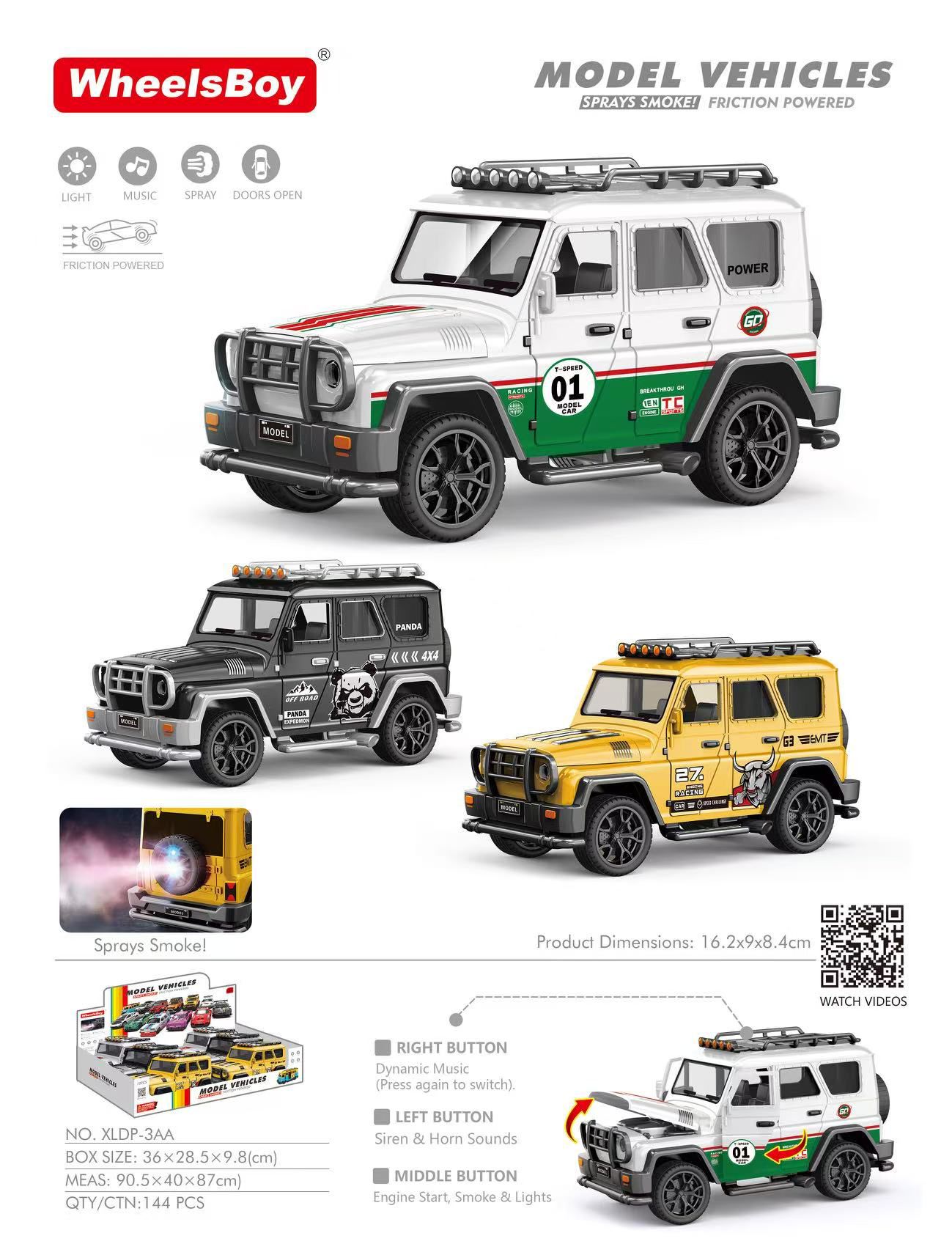 XLDP-3AA DUMAN ÇIKARAN SÜRT.JEEP