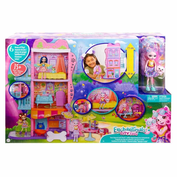 HHC18 ENCHANTIMALS ŞEHİR EVİ VE CAFE