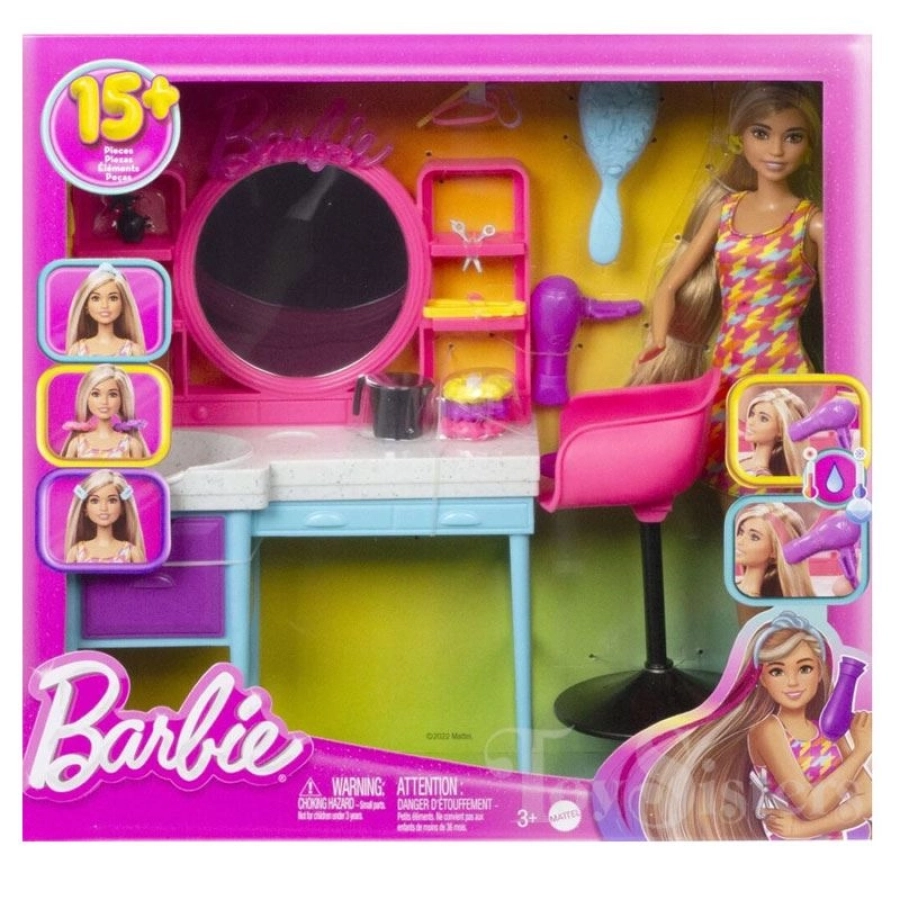 HKV00 BARBİE MUHTEŞEM KUAFÖR OYUN SET