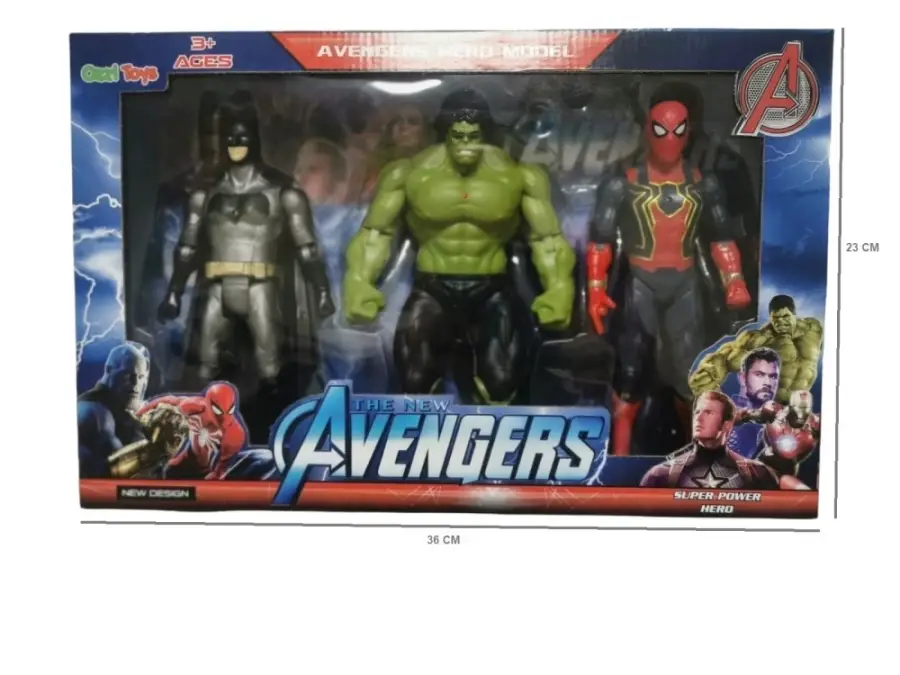 FAB6124 KUT.3'LÜ KAHRAMAN SET