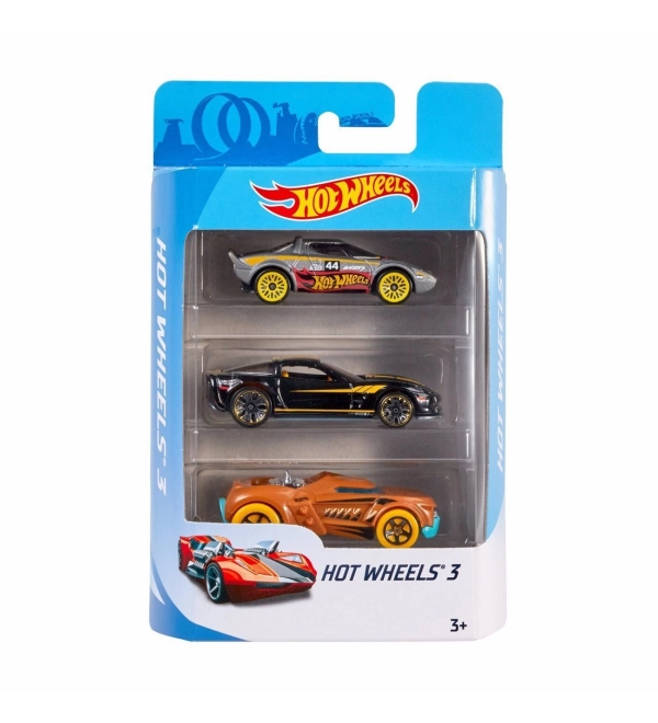 K5904 HOTWHEELS 3 LÜ ARABALAR