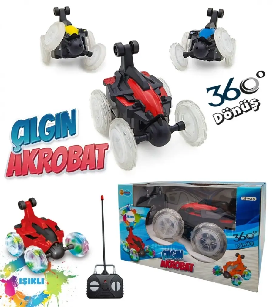 YF668-81 UZ.KUM.IŞIKLI PİLLİ ÇILGIN ARABA