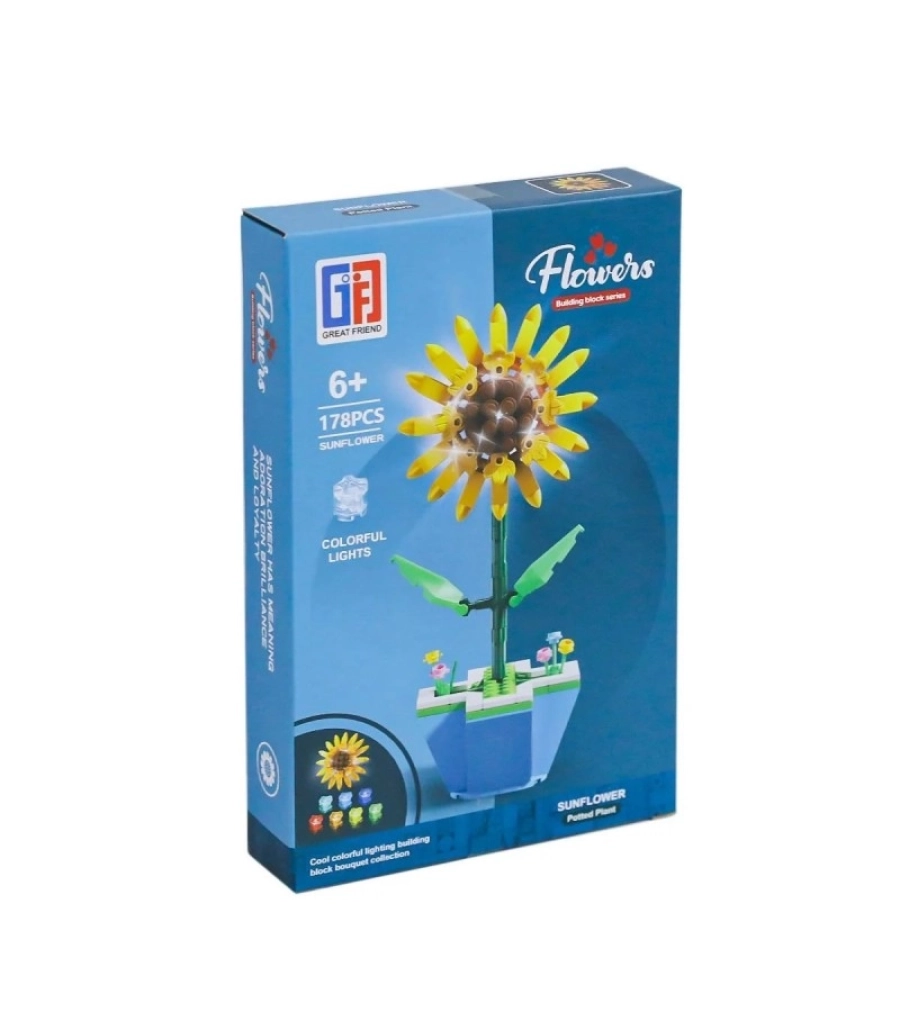 123-730 KUT.TEKLİ LEGO ÇİÇEK