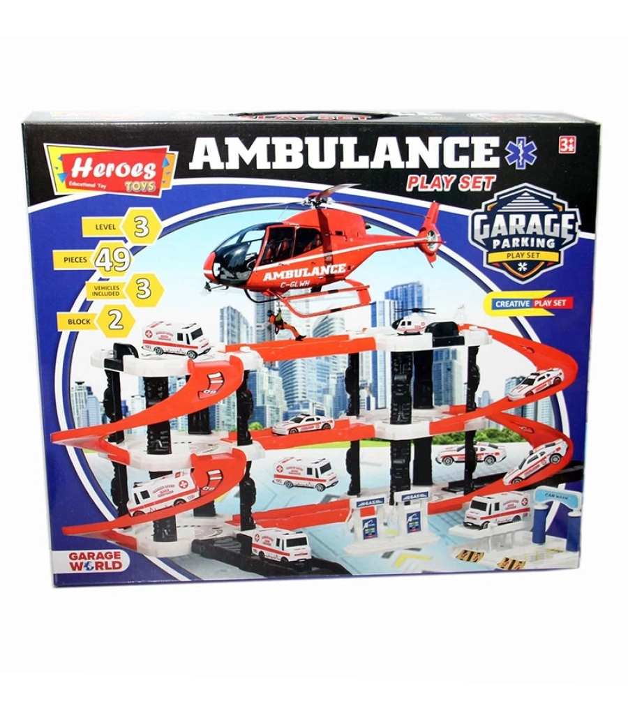 ERN-2024 TEK KATLI 3 BLOK AMBULANS GARAJ SET