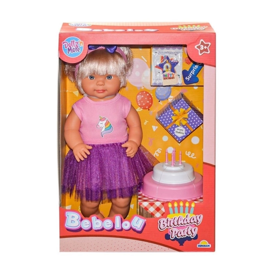 S00040021 BEBELOU DOĞUM GÜNÜ BEBEĞİ 40 CM