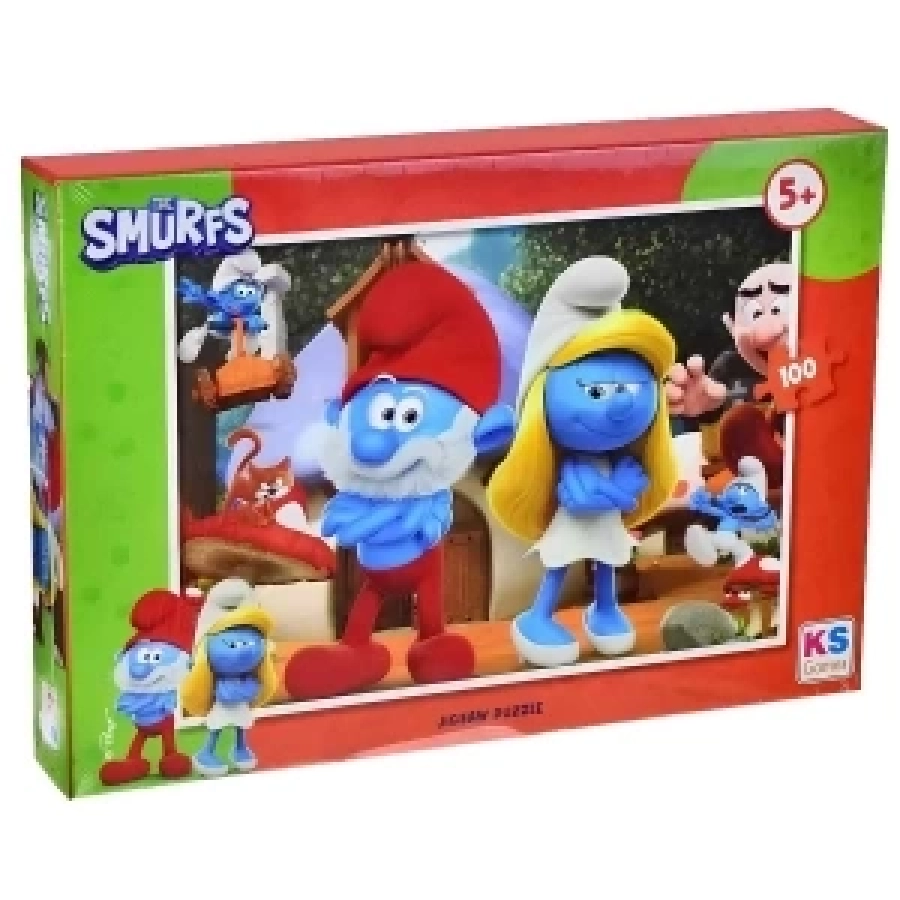 SMR714 SMURFS PUZZLE 100 PCS