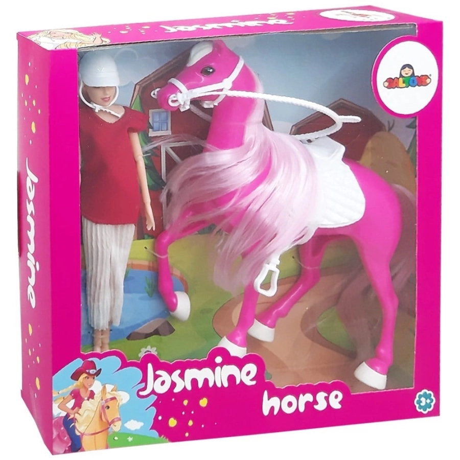 GLT-E301-A JASMİNE HORSE BEBEKLİ AT