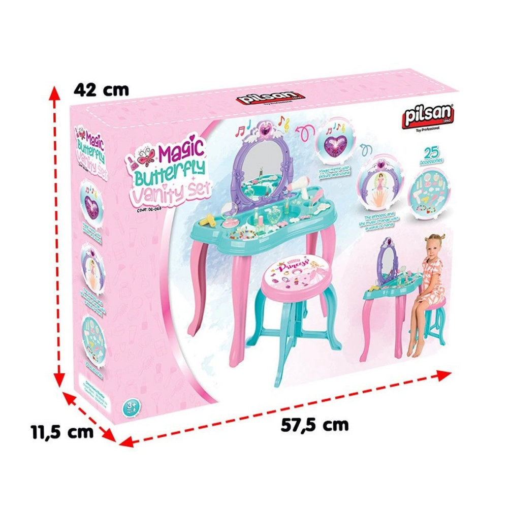 06-048 SİHİRLİ KELEBEK MAKYAJ MASASI