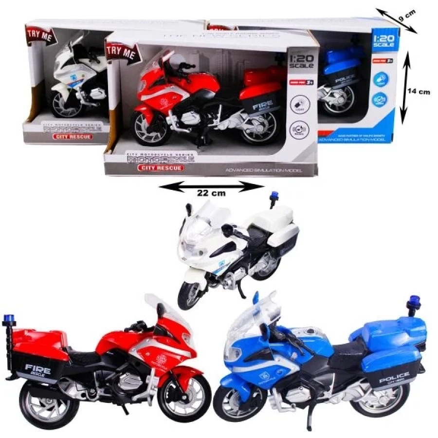 661-014D KUT.SİRENLİ MOTORSİKLET