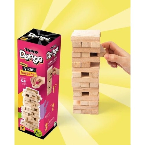 TR3411 AHŞAP DENGE OYUNU JANGA JENGA