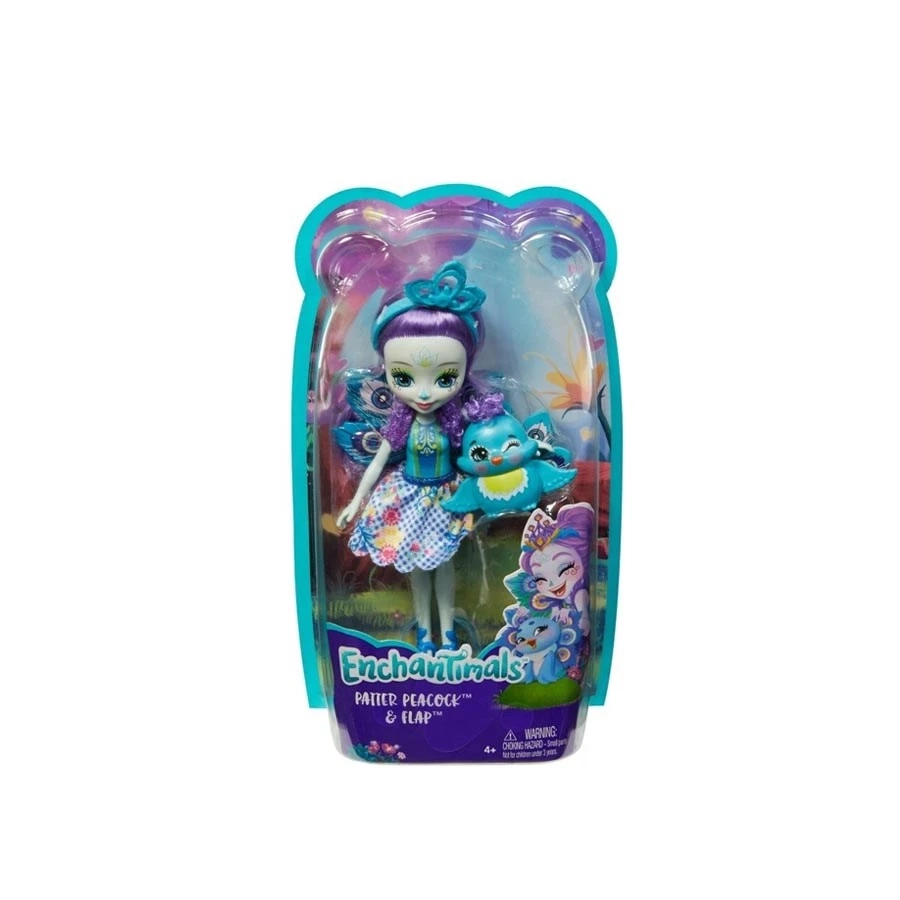 FXM74 ENCHANTIMALS PAPAĞAN PATTER BEBEK
