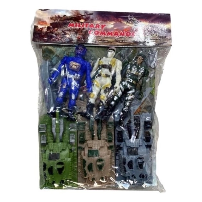 MAS001 POŞ.3 TANKLI ASKER SET